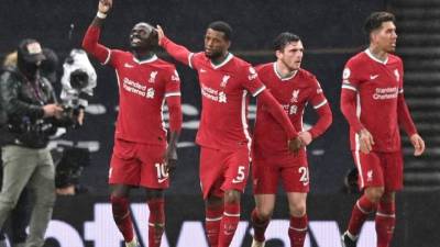 El Liverpool marcha en la cuarta posición de la tabla de posiciones en la Premier League. Foto AFP.