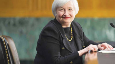 Janet Yellen asumirá la presidencia del banco central estadounidense el 1 de febrero.