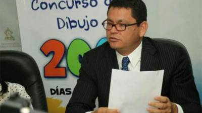 El ministro de Educación, Marlon Escoto.