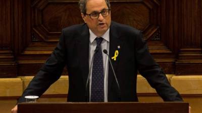 En la imagen de archivo, Quim Torra. EFE.