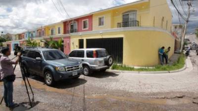 La vivienda donde residía la imputada Susette Rojas. Foto de archivo.