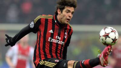 Kaká, en un partido con el Milan.