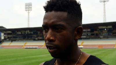 Johnny Eulogio Palacios jugador de Olimpia en partido oficial de la Liga Nacional de Honduras.