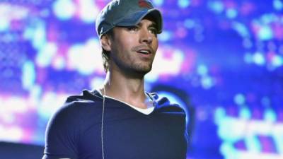 El cantante español Enrique Iglesias. Foto: AFP