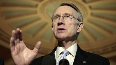 El líder de la minoría demócrata del Senado de Estados Unidos, Harry Reid.