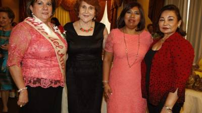 Rita Simón, Mary Bendeck, Sheyla García y Gabriela Mejía.