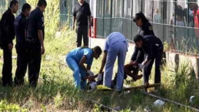 Jefry Ignacio Zuñiga Navarro (20) no logró agarrarse del pasamanos del tren.