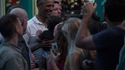 El presidente Barack Obama pasó el feriado de Navidad en Hawai junto a parte de su familia.