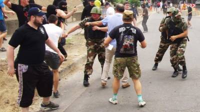 Miliatres y prorrusos se enfrentaron en la ciudad de Odessa.