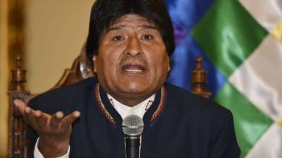 El presidente Evo Morales. Foto de Archivo.