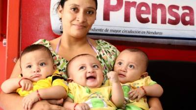 Erika Marilú Castellanos, madre de los trillizos.