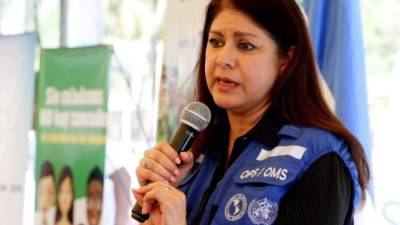 Piedad Huerta es delegada de la OPS en Honduras.