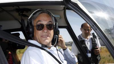 El expresidente chileno piloteaba el helicóptero en el que se accidentó el martes junto a otros miembros de su familia.
