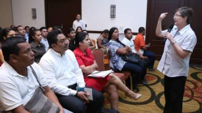 Sor Valdette Willeman durante el foro. Foto: Yoseph Amaya