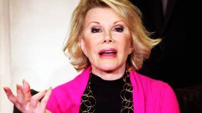 La comediante estadounidense Joan Rivers.