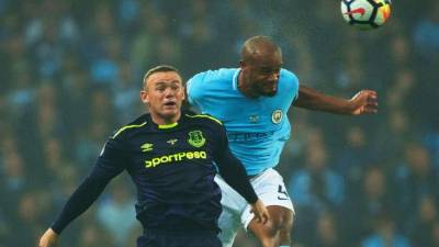 DC United midfielder and former England captain Wayne Rooney speaks during a press conference at Pride Park Stadium in Derby on August 6, 2019 after Rooney agreed a deal to become a player-coach. - Former England captain Wayne Rooney is to leave Washington-based DC United after agreeing a deal to become player-coach of English Championship side Derby County. The 33-year-old -- the record goalscorer for both his country and Manchester United -- signed an 18-month contract with the second-tier side, who under Rooney's former England teammate Frank Lampard reached the play-off final last season. (Photo by Darren STAPLES / AFP)