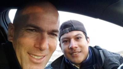 Zidane fue nombrado entrenador mientras el catracho se encoentraba en la ciudad deportiva de Valdebebas.