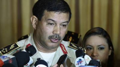 Fredy Díaz, jefe de las Fuerzas Armadas.