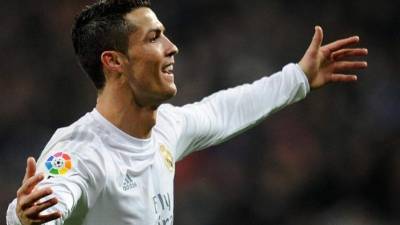 CR7 celebrando uno de sus goles.