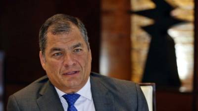 El expresidente Rafael Correa (2007-2017). EFE/Archivo