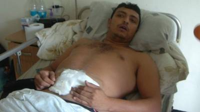 Juan Manuel Galeano se recupera en la misma sala adonde hace poco fue atacado a golpes por el médico que lo atendía.