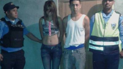 Maryuri Mejía y Cristhian Reyes.