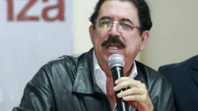 El coordinador de Libre, Manuel Zelaya Rosales.