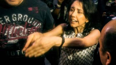 La esposa del ex presidente peruano Ollanta Humala, Nadine Heredia. AFP