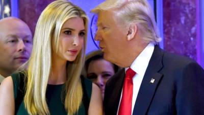 Ivanka Trump es la hija favorita del presidente electo de EUA. AFP.