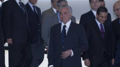 El presidente Temer asegura que el palacio tiene 'mala energía'.