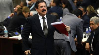 El expresidente Manuel Zelaya y ahora diputado de Libre ha estado ausente del Legislativo por problemas de salud.