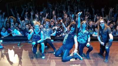 Rata Blanca en su reciente concierto en Barranquilla, Colombia. El grupo realiza una gira por América Latina. Foto: Facebook.