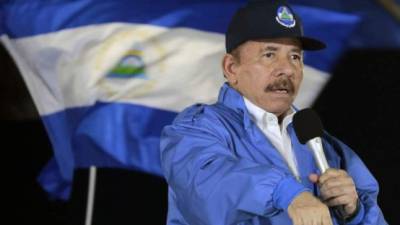 El presidente de Nicaragua Daniel Ortega.