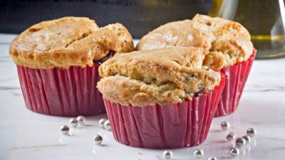 El muffin es un pan dulce con una suave textura.