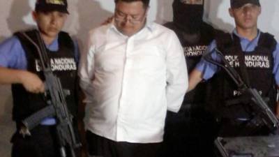 Juan Pinto fue arrestado por agentes de la DPI.