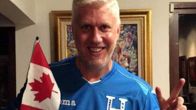 Chris Mueller es un fanático más de la Selección de Honduras.