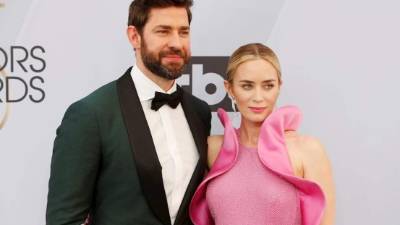 John Krasinski junto a su esposa Emily Blunt. EFE/Archivo