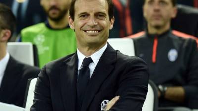 Massimiliano Allegri, durante el partido contra el Real Madrid.