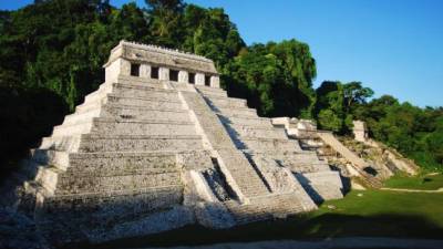 El Templo de las Inscripciones en la ciudad maya Palenque. AFP.