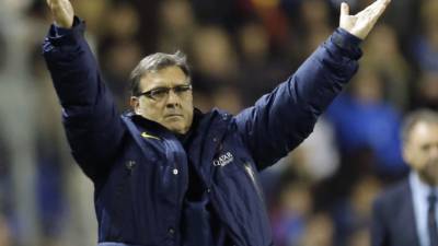 'Tata' Martino, entrenador del Barcelona.