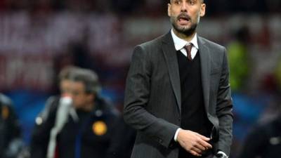 Pep Guardiola, salió satisfecho por el empate en Manchester.