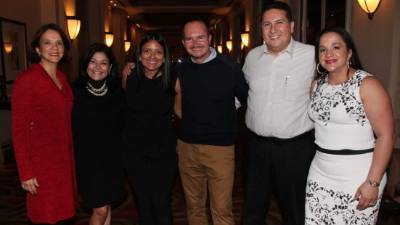 Cynthia Riedel, Paty Gómez, Karla e Irán Acosta, Walerio y Claudia Guardiola