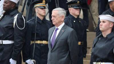 El secretario de Defensa de Estados Unidos, Jim Mattis. Foto: AFP