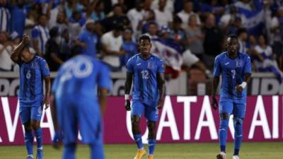 La selección de Honduras buscará una nueva clasificación a un Mundial. Foto AFP.