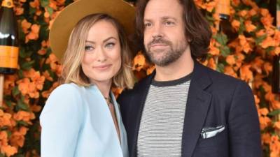 Olivia Wilde y su exprometido Jason Sudeikis, en una foto de archivo.