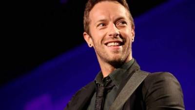 Chris Martin, tecladista y vocalista de la banda.