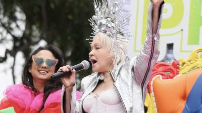 Cyndi Lauper, ícono aliado de toda la vida, asistió ayer 2 de junio al Desfile del Orgullo WeHo 2024 en West Hollywood, California.
