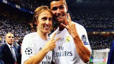 Luka Modric y Cristiano Ronaldo fueron muy buenos compañeros en el Real Madrid.