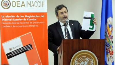 Juan Jiménez Mayor, vocero de la Maccih.