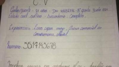 Carlos Duarte ya fue contratado por una fábrica de vidrios.